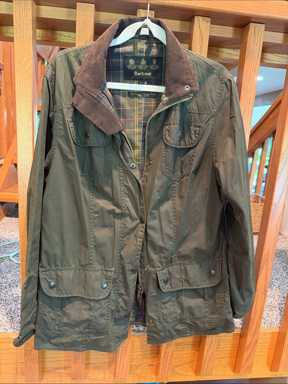 Barbour Flyweight Waxed Barn/Chore Jacket
